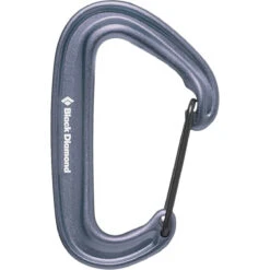 Black Diamond MiniWire Carabiner -Outdoor Camping Shop 210235 1003 MINIWIRE CARABINER GRAY 01