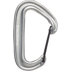 Black Diamond MiniWire Carabiner -Outdoor Camping Shop 210235 1004 MINIWIRE CARABINER LIGHT GRAY 01