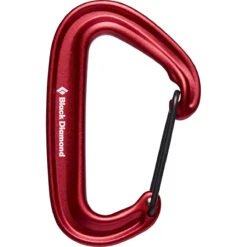 Black Diamond MiniWire Carabiner -Outdoor Camping Shop 210235 6009 MINIWIRE CARABINER RED 01