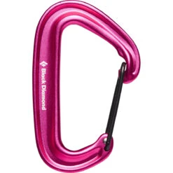Black Diamond MiniWire Carabiner -Outdoor Camping Shop 210235 6015 MINIWIRE CARABINER ULTRA PINK 01