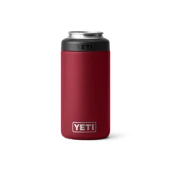 Yeti Rambler 12 Oz Colster Slim Can Insulator -Outdoor Camping Shop Drinkware ColsterTall 16oz HarvestRed Studio PrimaryB