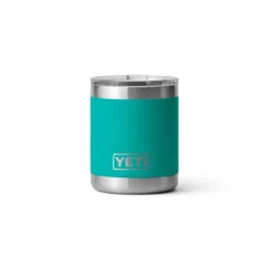 Yeti Rambler 10 Oz Lowball -Outdoor Camping Shop Drinkware Lowball 10oz AquiferBlue Studio PrimaryB 1