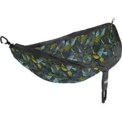 DoubleNest Print Hammock -Outdoor Camping Shop ENO DoubleNest Print Tribal Charcoal 1