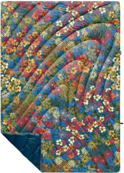 Rumpl Original Puffy Blanket - Printed 1-Person -Outdoor Camping Shop TPPB FC1 1 FLOWER CROWN OGPUFFY 1P FLATLAY bc58675e 2654 496c b97f 682028cc8cb8