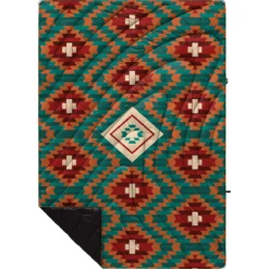 Rumpl Original Puffy Blanket - Printed 1-Person -Outdoor Camping Shop TPPB KK1 1 COPPER BASKET KASSIE KUSSMAN OGPUFFY 1P FLATLAY