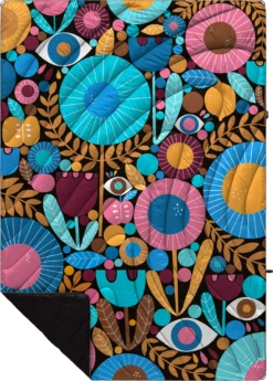 Rumpl Original Puffy Blanket - Printed 1-Person -Outdoor Camping Shop TPPB LC1 1 NIGHT GARDEN LISACONGDON scaled
