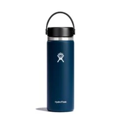 Hydro Flask 20 Oz Wide Mouth Water Bottle -Outdoor Camping Shop W20BTS464 Indigo StraightOn